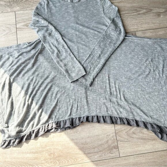 Diabolika Space Dye Asymmetrical Hem Lagenlook Dress Made in Italy One Size - Picture 7 of 14